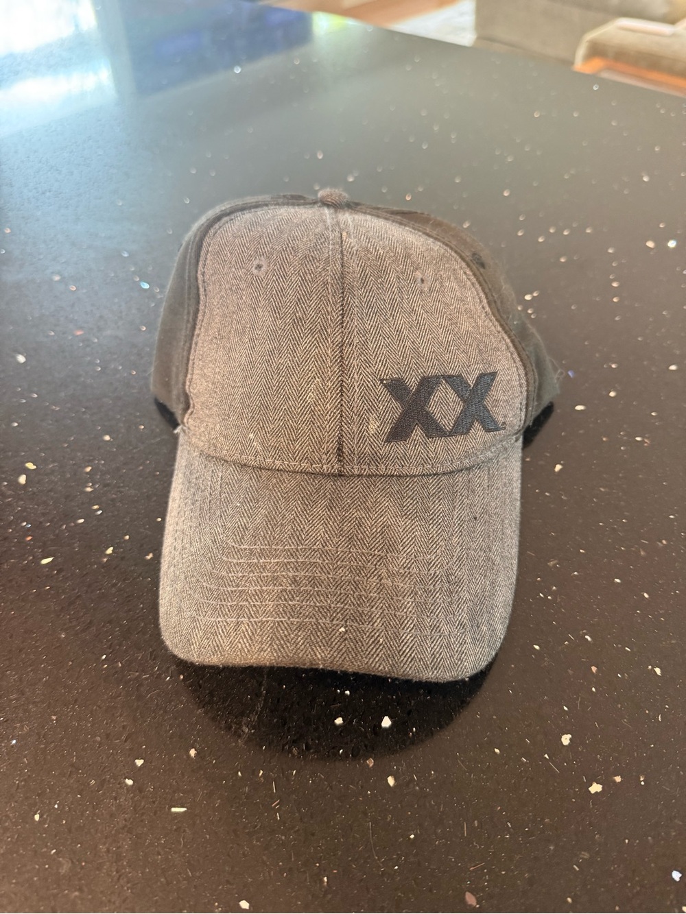 XX Logo Gray Men's Hat - Picture 3 of 4